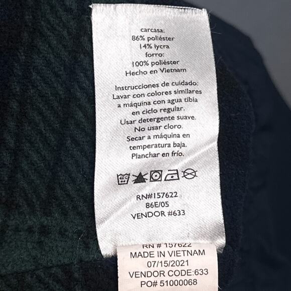 Eddie Bauer Pants Size 6 Blue Ankle Fleece Lined Cargo Pull On Jogger Athleisure - Picture 11 of 16